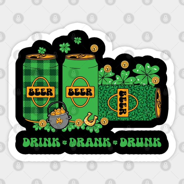 Lucky Vibes: Celebrate St. Patrick’s Day in Style Sticker by Steve